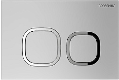 Grossman Инсталляция для подвесного унитаза Cosmo 97.02.110 с клавишей смыва хром матовый – фотография-9